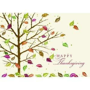  Falling Leaves Holiday Cards