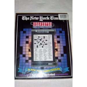 The New York Times Crossword Companion    Roll A Puzzle System    New 