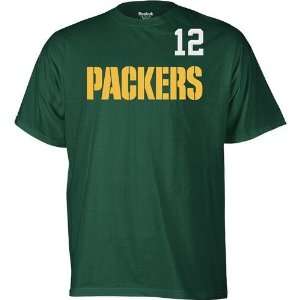  Green Bay Packers Aaron Rodgers Name & Number T Shirt 