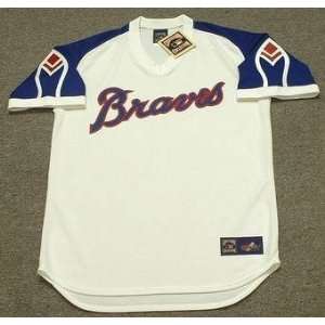  ATLANTA BRAVES 1970s Majestic Cooperstown Throwback Home 