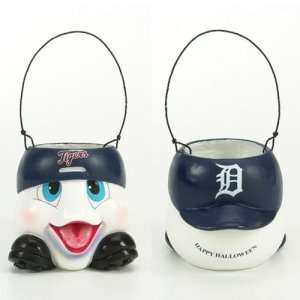  Detroit Tigers MLB Halloween Ghost Candy Bucket (6.5 