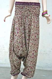 10 Baggy Genie Harem Pants Boho Gypsy silk sarees India  