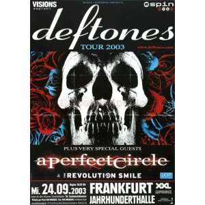  Deftones A Perfect Circle 2003   CONCERT POSTER from 