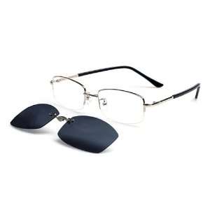  Model 9021 prescription eyeglasses (Silver) Health 