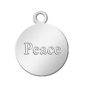  Miracle Charm   PEACE WORD 