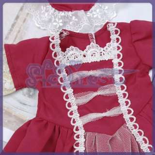 Colonial Red Dress Vest HAT 3PC For American Doll 18  
