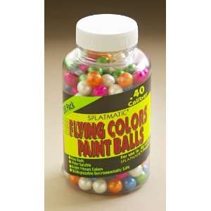  250   ct. Flying Colors 40   cal. Assorted Paintballs 