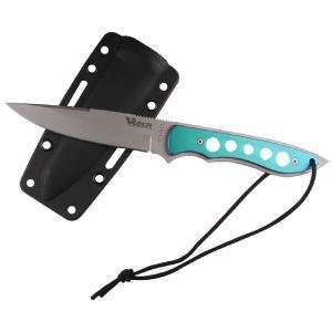  Vtech Recon, Blue Aluminum, Spear Point, With Sheath 