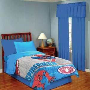 Spiderman 100% Cotton 1pc Twin/Full Quilt 72x 86 Comforter 