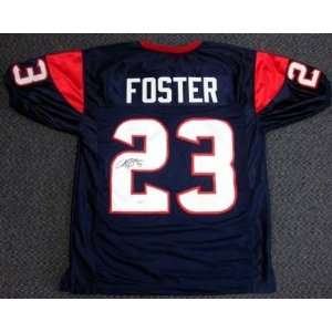 Arian Foster Autographed/Hand Signed Houston Texans Jersey JSA