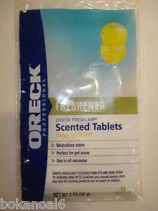 NEW GENUINE ORECK FRESH AIR SCENTED TABLETS 12 PACK  