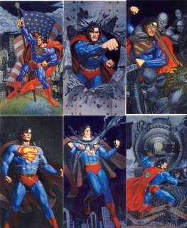 SKYBOX SUPERMAN PLATINUM SERIES CHASE SET OF 6 CARDS  