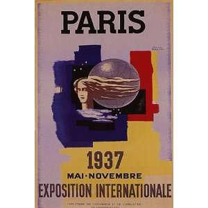  1937 EXPOSITION INTERNATIONALE PARIS FRANCE FRENCH VINTAGE 
