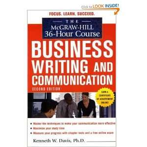 The McGraw Hill 36 Hour Course in Business Writing and Communication 