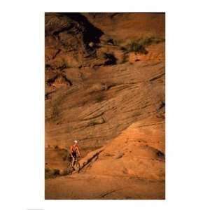   mountain biking, Moab, Utah, USA  18 x 24  Poster Print Toys & Games