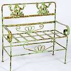 Wrought Iron Childs Frog Bench Seat   Childrens Bench Seating 