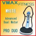 Vmax Pro Duo WBV Full Vibration Exercise Machine WHITE  