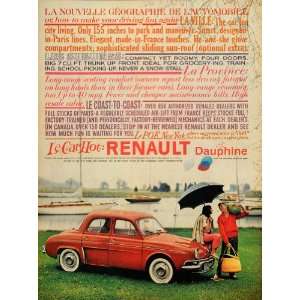  1959 Ad Renault Dauphine La Ville Les Suburbs Province 