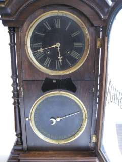 New Haven Fashion #1 Extra Double Dial Clock  C. 1800s  