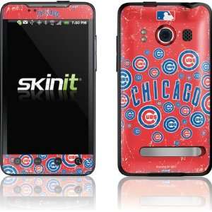  Chicago Cubs   Red Primary Logo Blast skin for HTC EVO 4G 