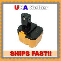 Replacement Ryobi 12V NiCd Battery Pack for 1400652,1400670,HP1201MK2 