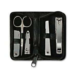  665 8    Royce Leather Deluxe Chrome Plated Mini Manicure Kit Beauty