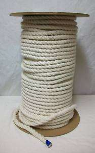 inch Cotton Rope   10 Feet   100% Cotton   Natural  