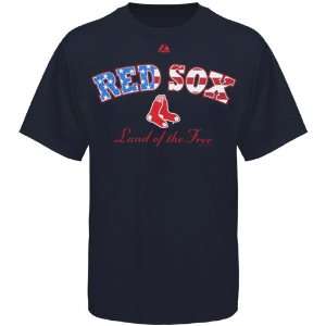 Majestic Boston Red Sox Glory Team T shirt   Navy Blue (Small)  