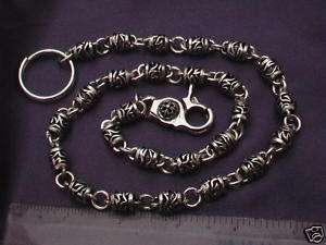925 Sterling Silver Wallet Chain. 130 grams, 24.  