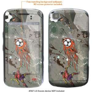  Skin STICKER for AT&T LG Encore case cover Encore 271 Electronics