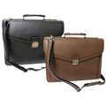 Amerileather Cleveland Executive Faux Leather Briefcase Compare 