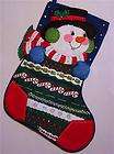 Snowman Christmas Advent Calendar Hand Crafted  