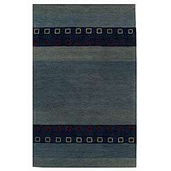 Blue Wool Rug (8 x 106)  