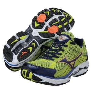 Mizuno 410458.4I9D Wave Rider 15 Mens Running Shoe (Lime Punch)  NEW 