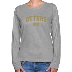  NCAA Cal State Monterey Bay Otters Ladies Ash Logo Arch 