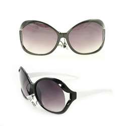 Kids K3117 Black/ White Plastic Fashion Sunglasses  