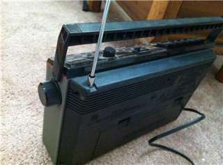 Vintage GE Table Radio AM/FM Cassette Tape Recorder Portable Boombox 3 
