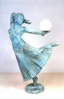 Cast Bronze Lady Dancer Lamp MGSRB991849  