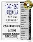 1949 59 Ford Car Parts Catalog   Thunderbird Crown Victoria Fairlane 