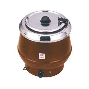  Thunder Group 13 qt Brown Soup Warmer