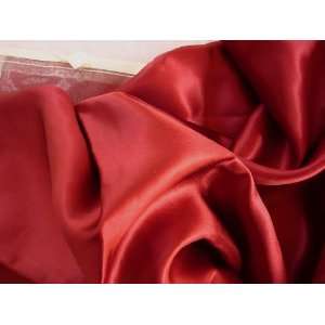  Burgundy Red 100% Mulberry Silk Pillowcase for Hair and 