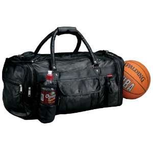  Quality Leather Gym Bag By Embassy&trade Italian Stone&trade Design 