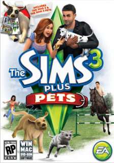 PC   The Sims 3 plus Pets   By Electronic Arts  