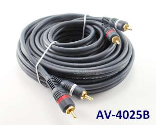   Quality Python® 2 RCA Male to Male Audio Cable, CablesOnline AV 4025B