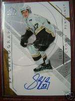 2006 07 SP AUTHENTIC CHIROGRAPHY SIDNEY CROSBY AUTO /75  