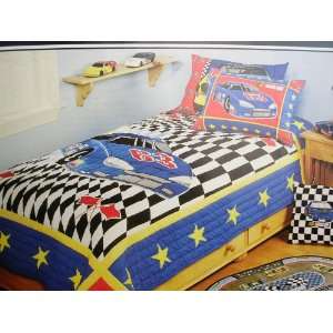  Nascar Racing Twin Bedding Quilt
