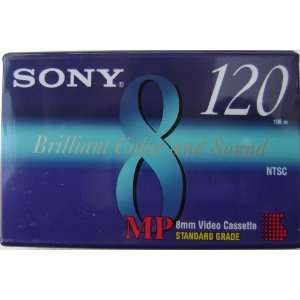  Sony 120 MP Standard Grade 8mm Video Cassette Tape 