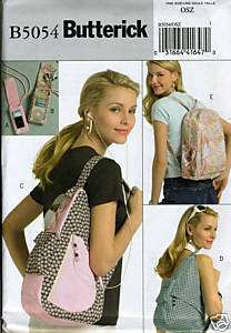 Backpack  Player Cover Sewing Pattern Butterick 5054  
