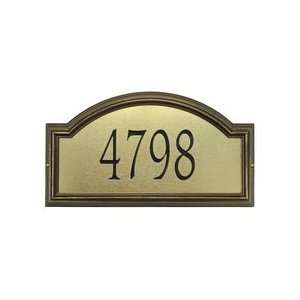 Whitehall One Line Providence Artisan Metal Standard Lawn Plaque (5618 