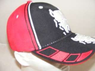 PIT BULL PITBULL PITT DOG BALL CAP HAT black w/trim  